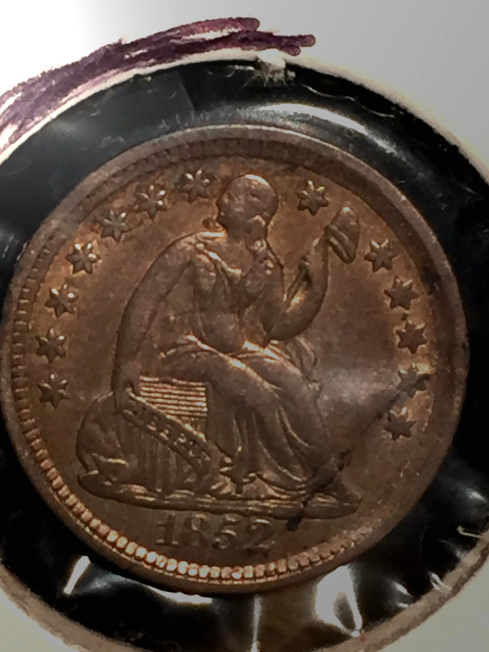 1852-Half-Dime-Nice-Coin-With-Die-Flaw